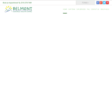 Tablet Screenshot of belmontnaturalhealth.com